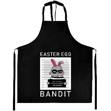 Discover Cute Happy Easter Egg Bandit Easter Bunny Aprons