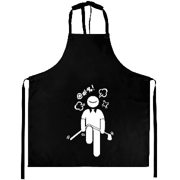 Discover Angry Golfer Aprons