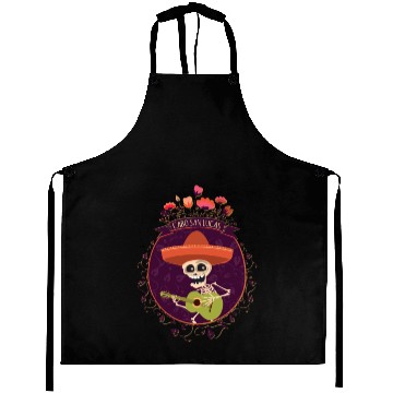 Discover Cabo San Lucas Skeleton Guitar Aprons