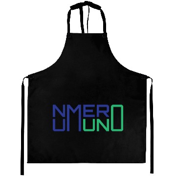 Discover Numero Uno slogan Aprons