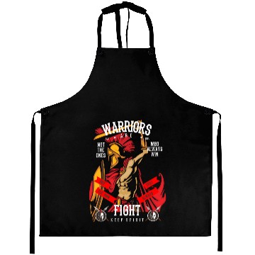 Discover Warriors Fight Sparta Aprons