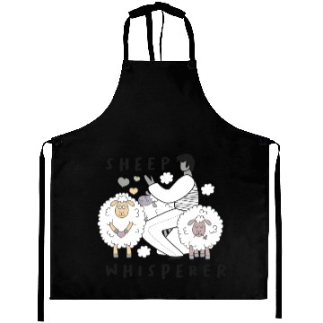 Discover Sheep Whisperer Farmer Farmer Wool Funny Aprons