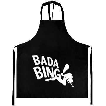 Discover Sopranos Bada Bing Funny Aprons