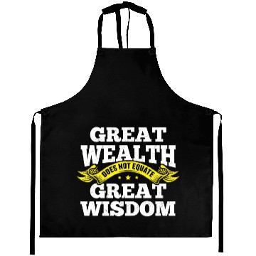 Discover Philosophy Great Wealth Aprons