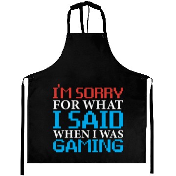 Discover Sorry Gaming Offended Gambling Ringer Gift Aprons