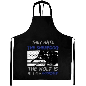 Discover Dog Lovers product - They Hate The Sheepdog - Pet Aprons