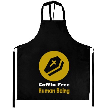 Discover Coffin Free Human Being - Life Extension Design Aprons