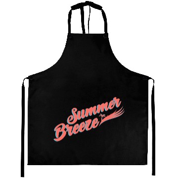 Discover Summer Breeze Coral Blue 'Mojo Design' Aprons