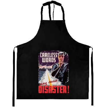 Discover Careless Words WW2 Canadian Navy Aprons