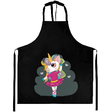 Discover Ballet Dancer Enchanted Rainbow Unicorn Aprons