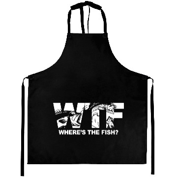Discover WTF Where's the Fish - Funny Fishing Aprons & Gifts