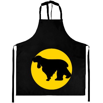 Discover cocker spaniel and moon Aprons