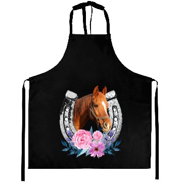 Discover Cow Girl Horse Aprons