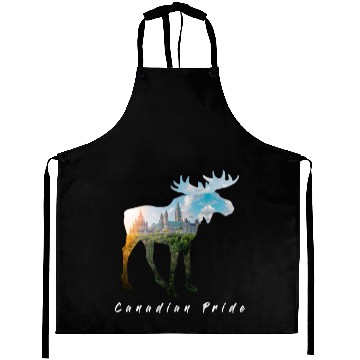 Discover Moose - Canadian Pride Aprons
