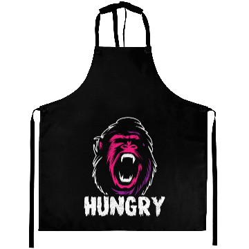 Discover Hungry Gorilla Silverback Ape Gift Aprons