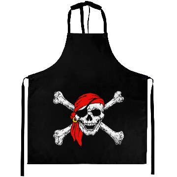 Discover Pirate Skull Crossbones Aprons