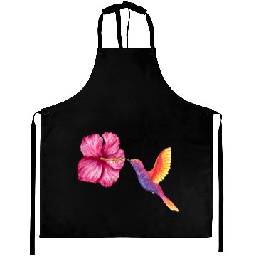 Discover humming-bird hibiscus Aprons