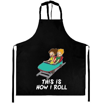 Discover Roller Coaster Lovers Funny Theme Park Junkie Gift Aprons