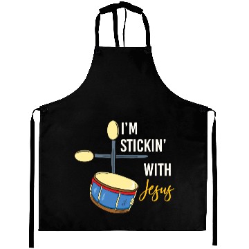 Discover Christian Drummer For Jesus Purcussionist Aprons