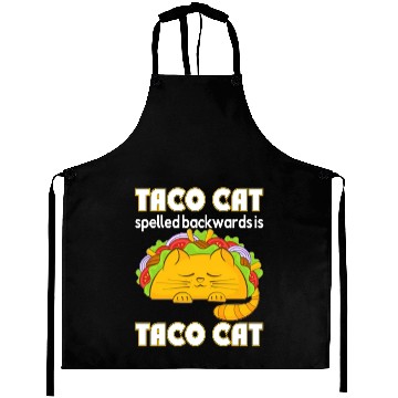 Discover Funny Taco Cat Aprons