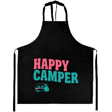 Discover Happy Camper Aprons