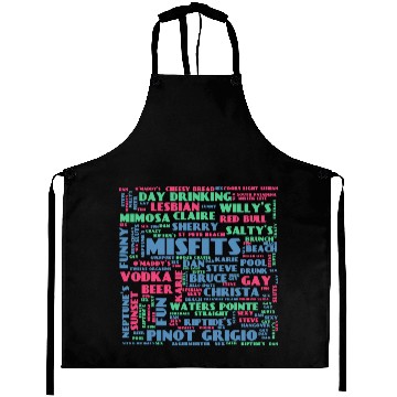 Discover Pinellas Misfits Word Cloud Aprons