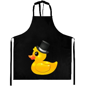 Discover Yellow rubber Duck with topper - Like a sir Aprons