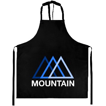 Discover blue mountain logo Aprons