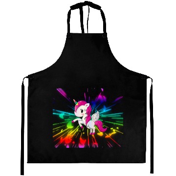 Discover Explosive Unicorn / rainbow Aprons