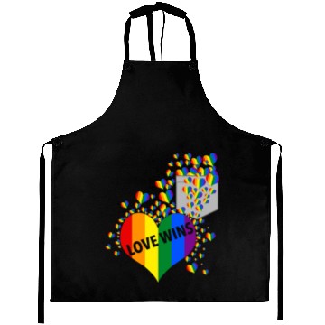 Discover Love Wins Pride LGBTQ Community Pride Month Aprons