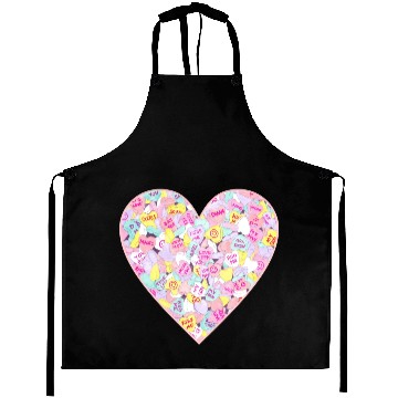 Discover Candy Hearts (Sweet Hearts-inspired) Aprons