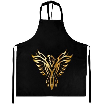 Discover Golden Phoenix Bird Aprons