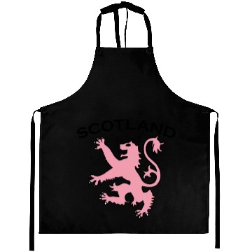 Discover Cute Scottish rampant lion light pink Aprons