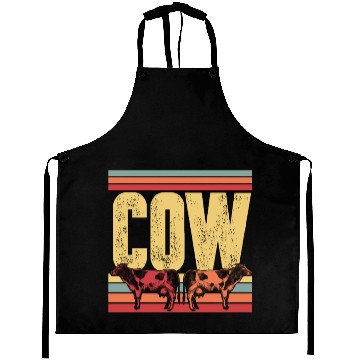 Discover Cow farm animal gift Aprons