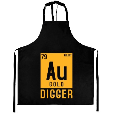 Discover Gold Au Periodic Table Elements Aprons