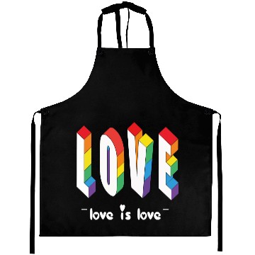 Discover Love is Love Aprons