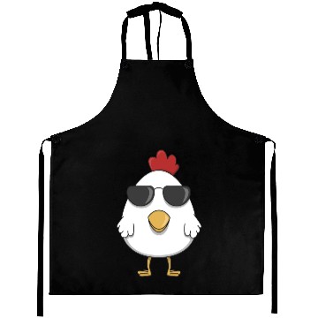 Discover Chicken cool sunglasses farm animal chickens hen Aprons