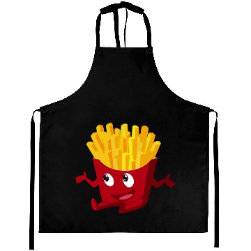 Discover French fries face gift Aprons