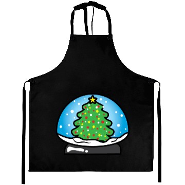 Discover Snow ball with Christmas Tree Aprons