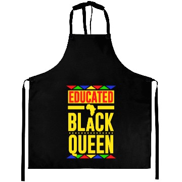 Discover Educated Black Queen Aprons