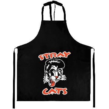 Discover STRAY CATS Rockabilly Cool Cat Tattoo Aprons