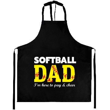 Discover softball dad Aprons