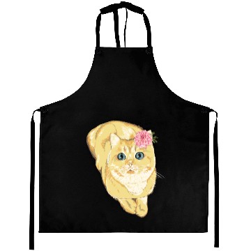 Discover Cute Yellow Cat Aprons