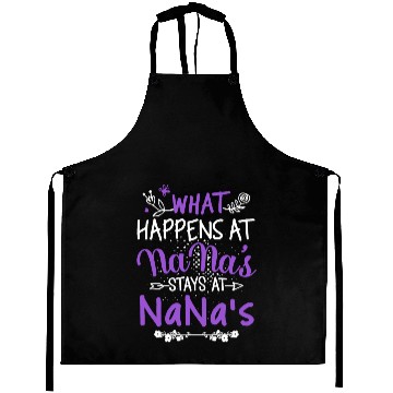Discover what happens at nana stays at nana grandma Aprons