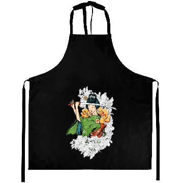 Discover Geisha Katana and Flowers Aprons