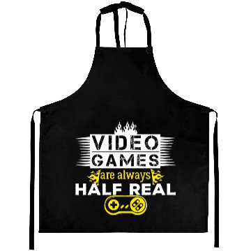 Discover Video Games Are Half Life Aprons