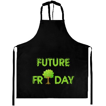 Discover Future Friday Environment Protest gift Aprons