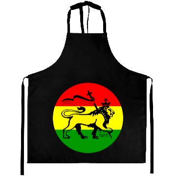 Discover RASTA CONQUERIN LION Aprons