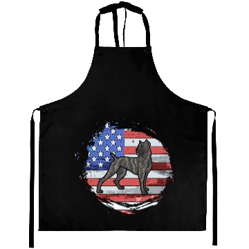 Discover Cane Corso Flag Cutout - Crop Brindle Aprons
