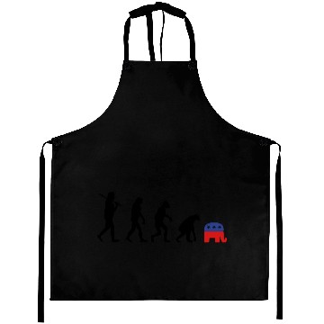 Discover Evolution Backward Republicans election campaign Aprons